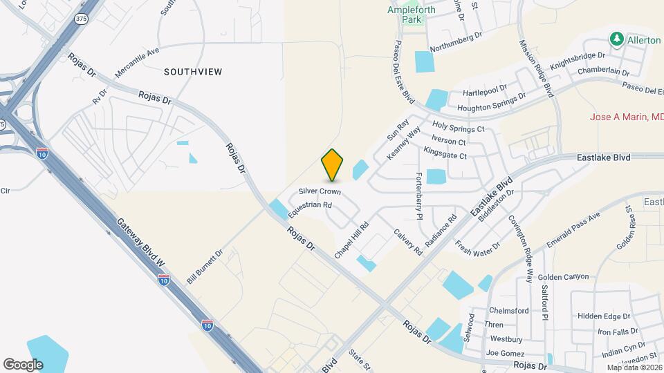 12081 Silver Crown Map and Location Details