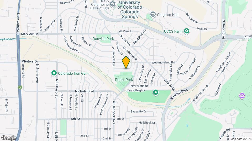 1217 Cumberland St Map and Location Details