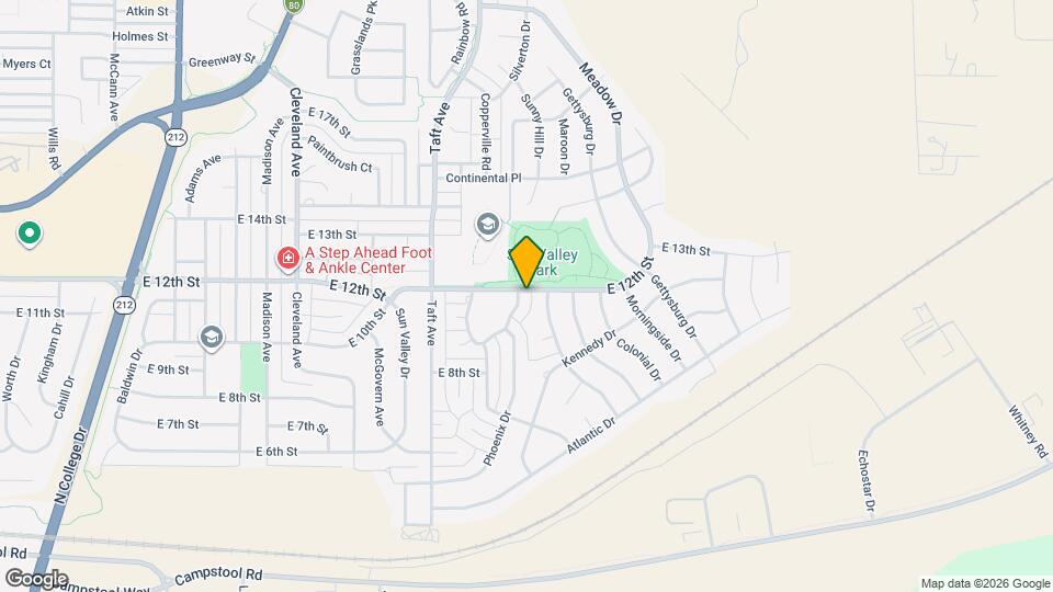 5301 E 12th St Map and Location Details