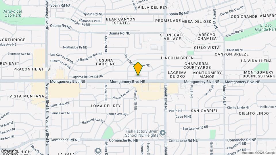 9401 Las Calabazillas Rd NE Map and Location Details