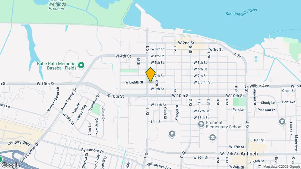 1021 W Eighth St Map and Location Details