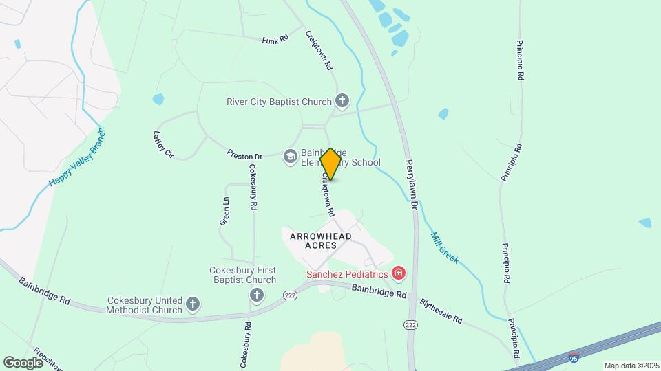 212 Craigtown Rd Map and Location Details