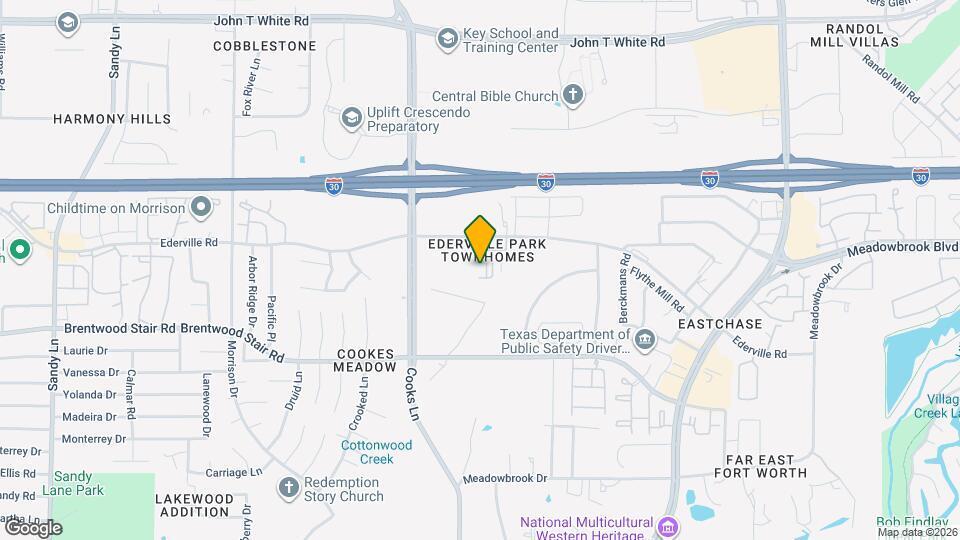 1540 Aldra Dr Mapa y Detalles de la Ubicación