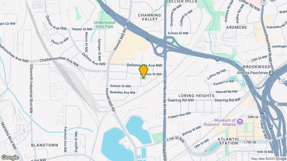 1603 Tallulah St NW Map and Location Details