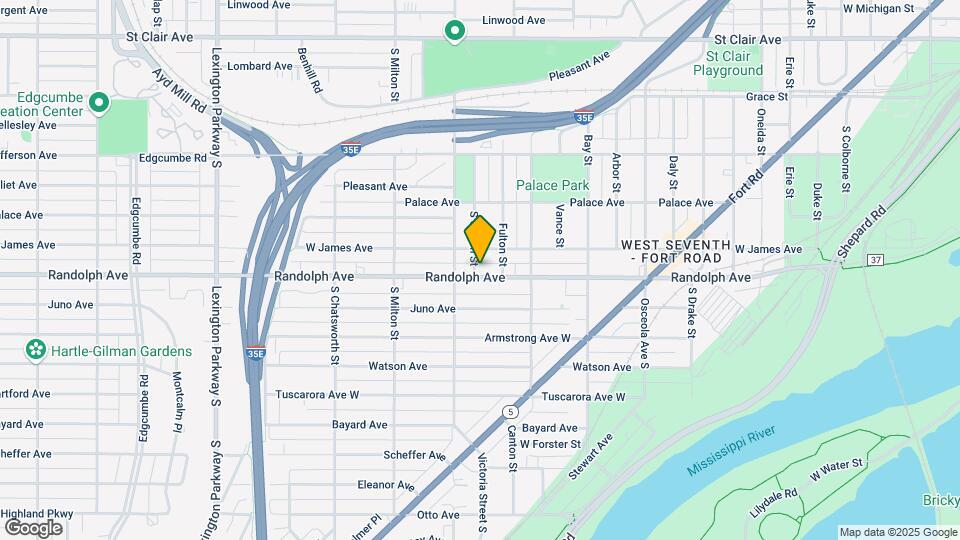 839 Randolph Ave Map and Location Details
