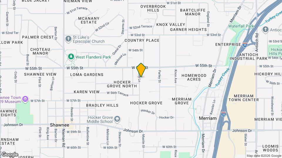 5525 Perry Ln Map and Location Details