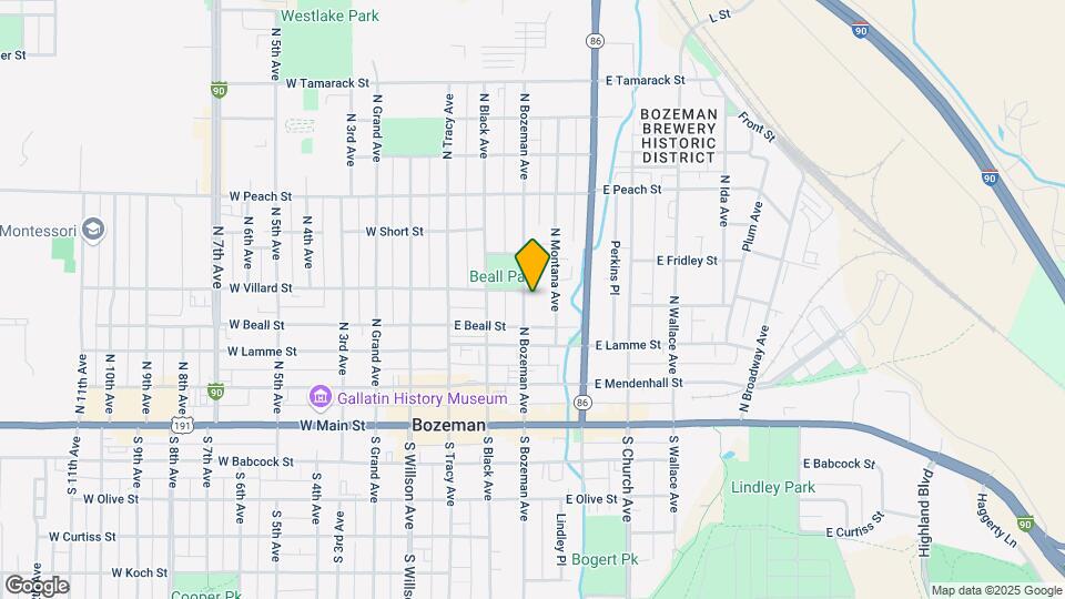 320 N Bozeman Ave, Unit A Map and Location Details