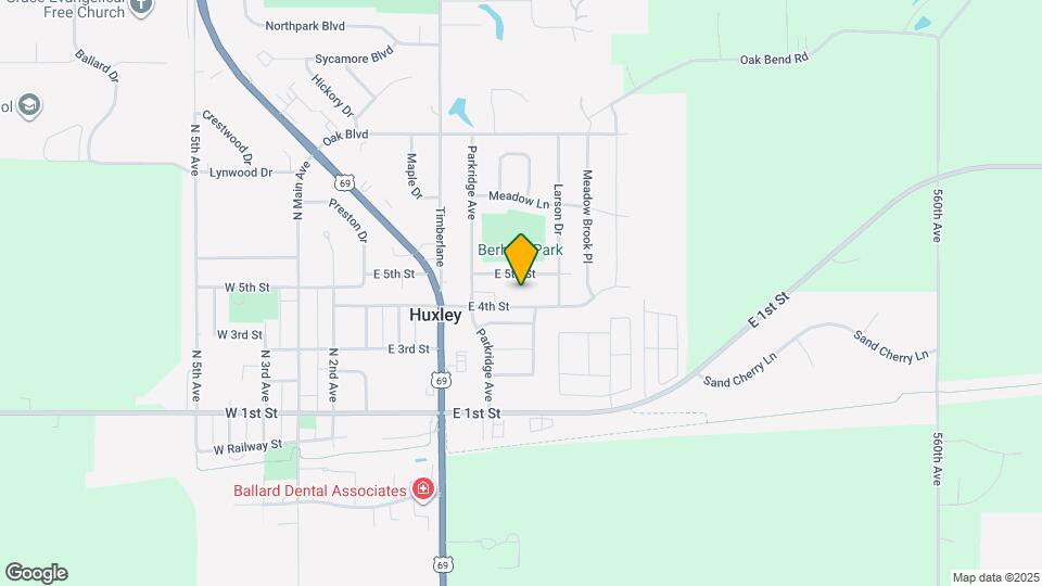 513 E 4th St Map and Location Details