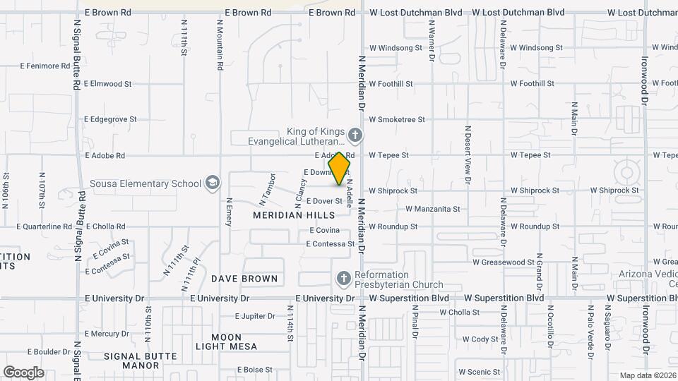 11535 E Dartmouth St Mapa y Detalles de la Ubicación