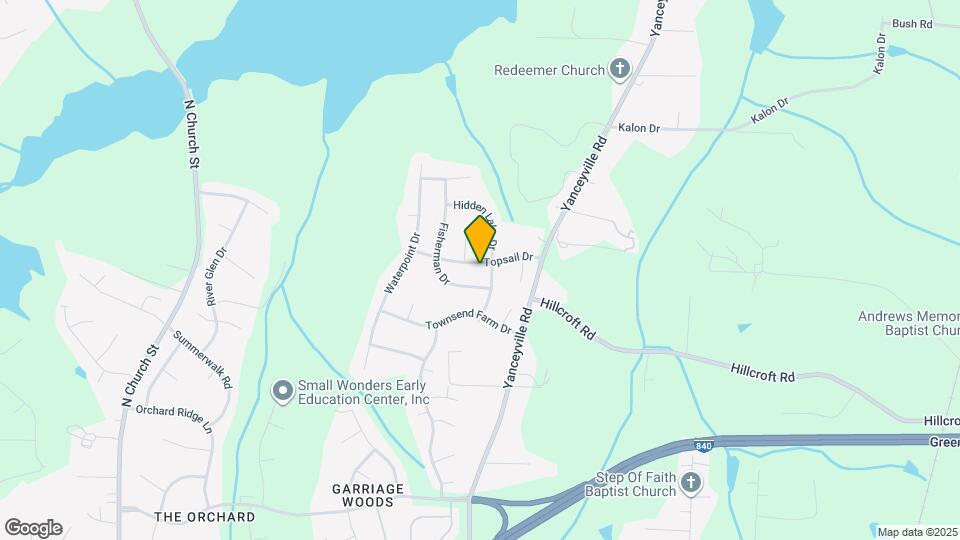 814 Topsail Dr Map and Location Details