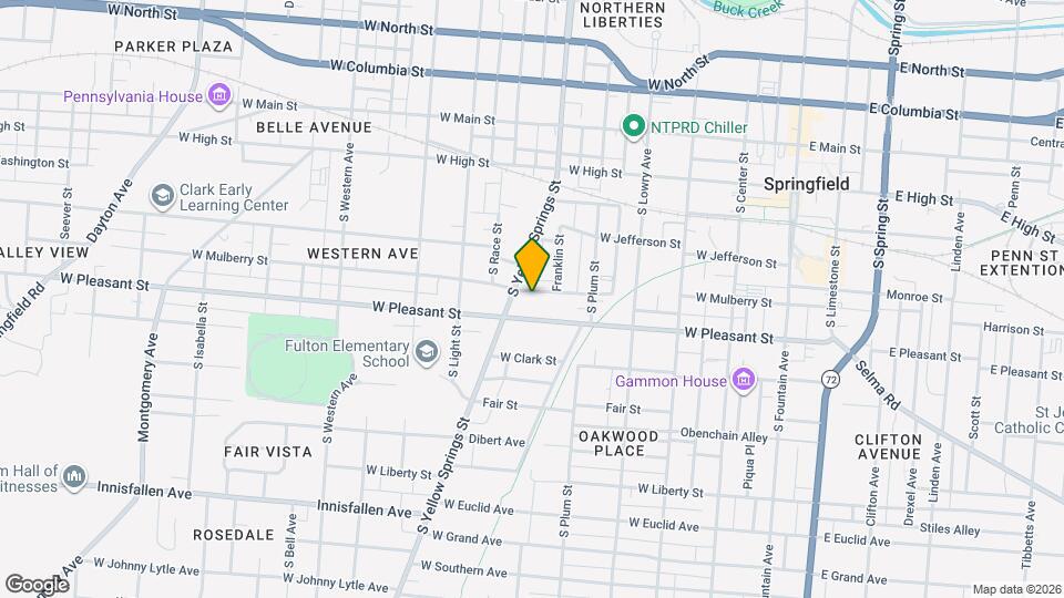 523 W Mulberry St Map and Location Details