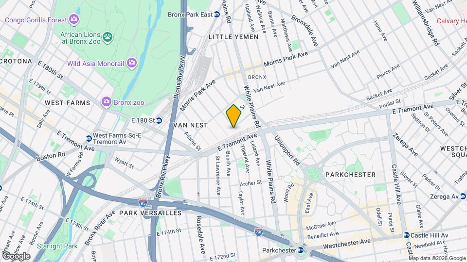 1623 Garfield St, Unit 1R Map and Location Details