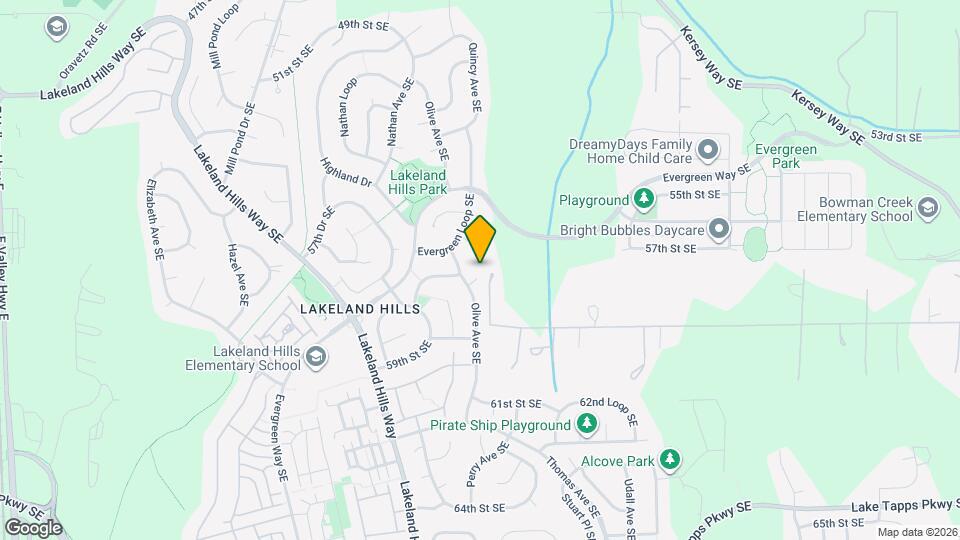 5710 Olive Ave SE Map and Location Details