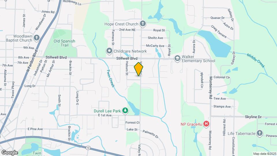 703 Valley Rd Map and Location Details