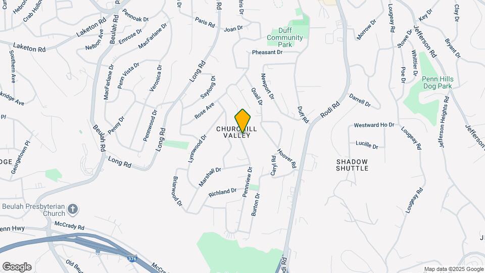 301 Pennview Dr Map and Location Details