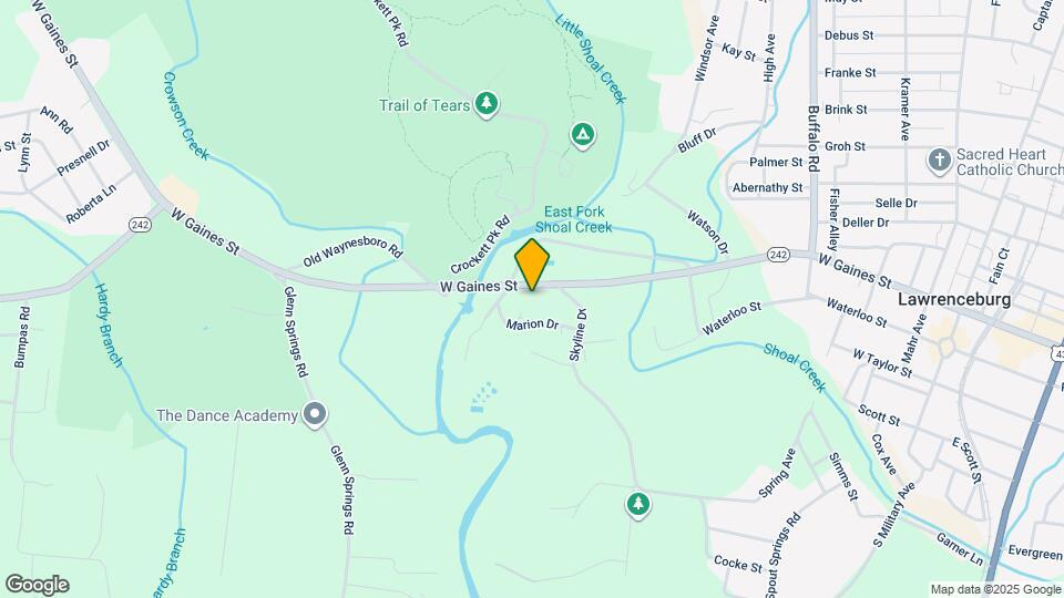 1213 W Gaines St, Unit 8955 Candleston Map and Location Details