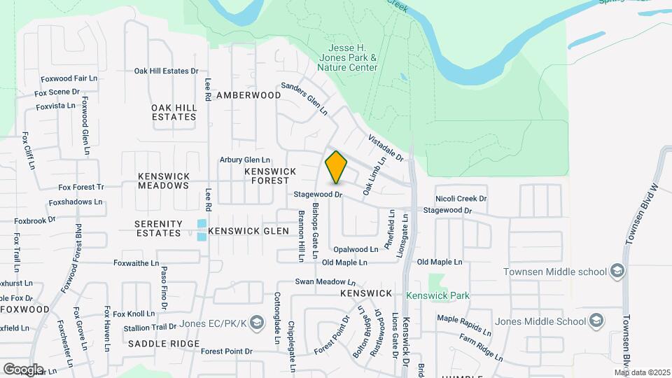 8307 Stagewood Dr Map and Location Details