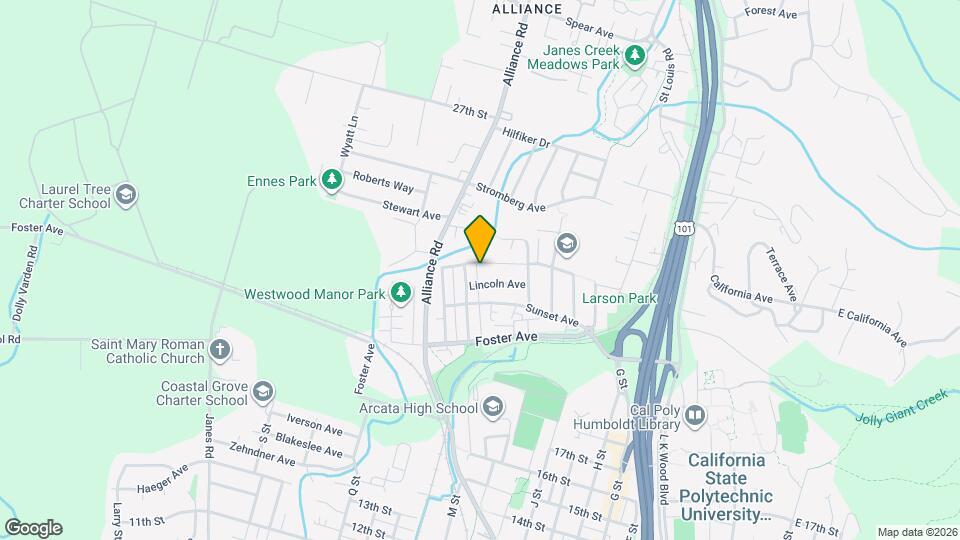 1375 Grant Ave Map and Location Details