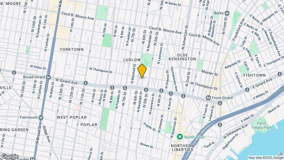 1232 N Randolph St Map and Location Details