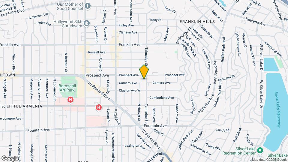 1639 Talmadge St Map and Location Details