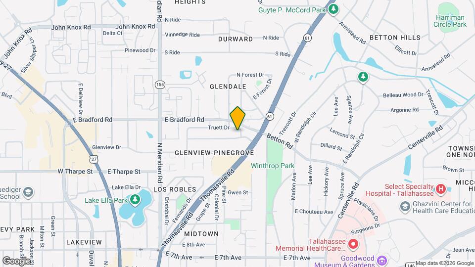 1936 Truett Dr Mapa y Detalles de la Ubicación