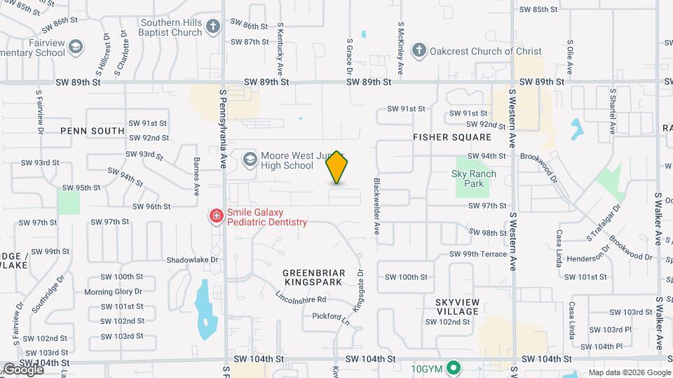 1540 SW 95th St Map and Location Details