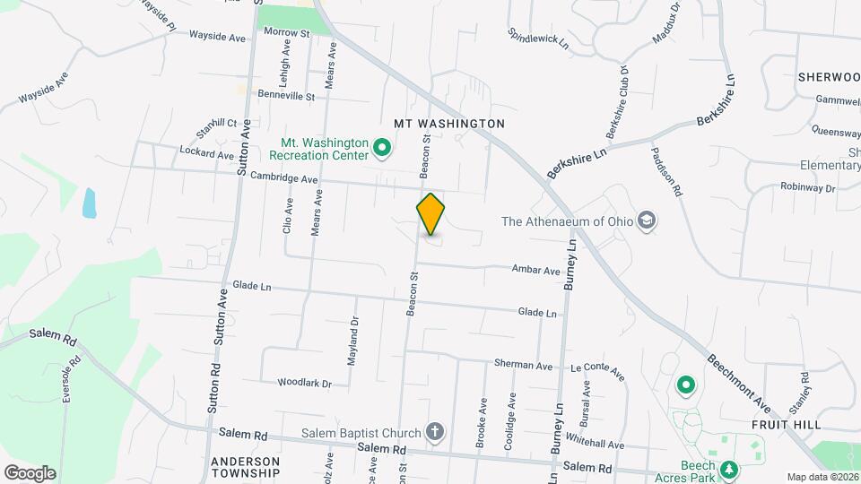 1614 Beacon St Map and Location Details