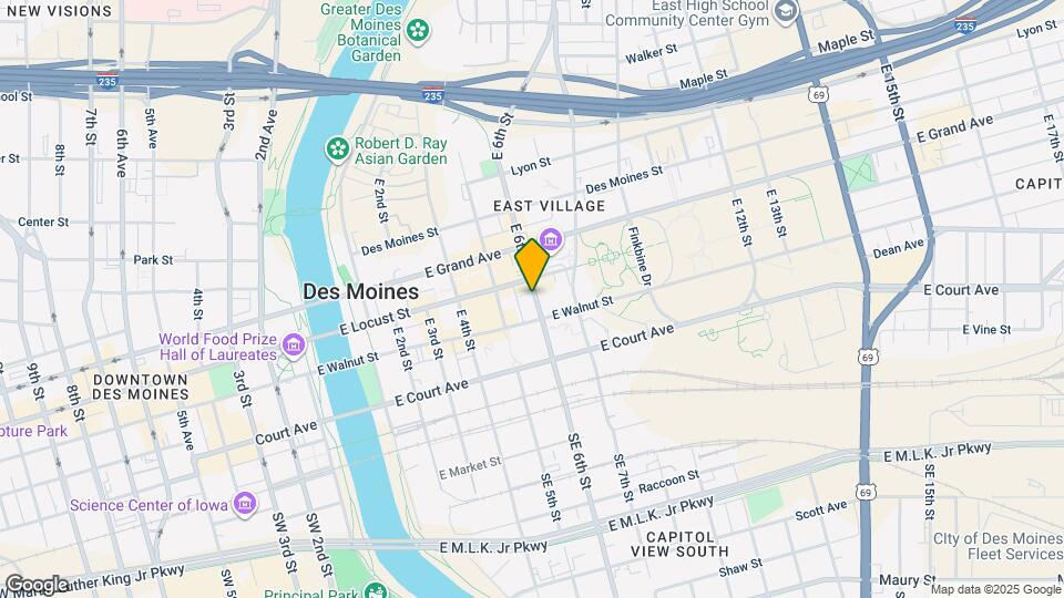 318 E 6th St, Unit 318 Map and Location Details