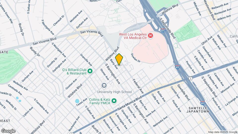 1262 Barry Ave Mapa y Detalles de la Ubicación