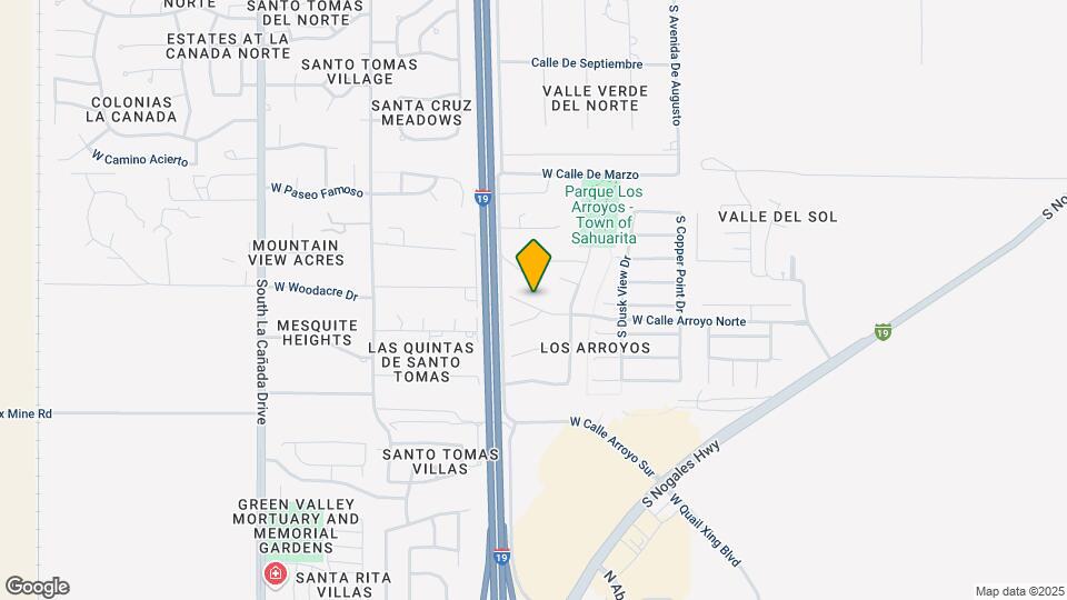 898 W Calle Arroyo Norte Map and Location Details