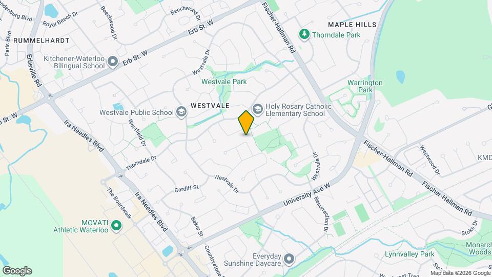 192 Northampton Crescent Map and Location Details