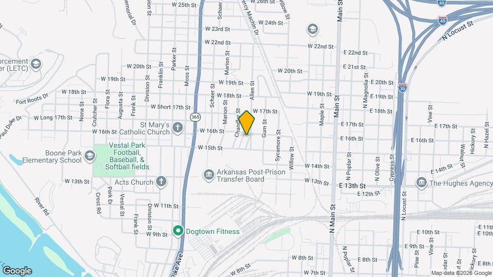 1519 Allen St Map and Location Details