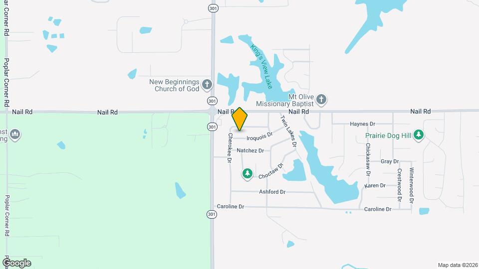 5868 Iroquois Dr Map and Location Details