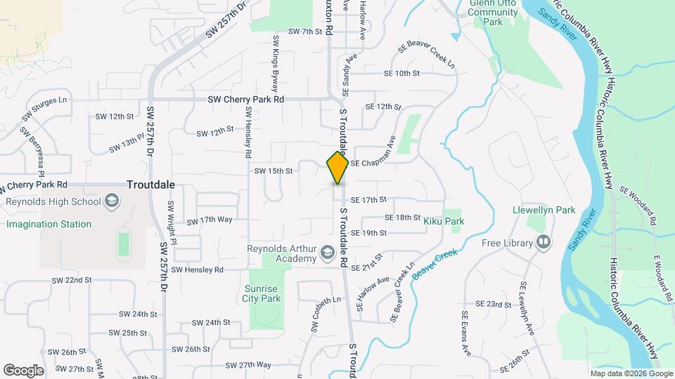1646 SW Spence Ave Map and Location Details