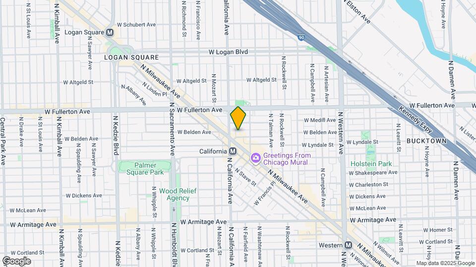 2722 W Belden Ave, Unit 1 Map and Location Details