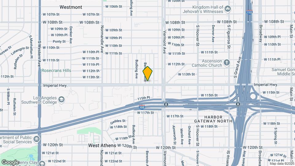 11254 Berendo Ave Map and Location Details