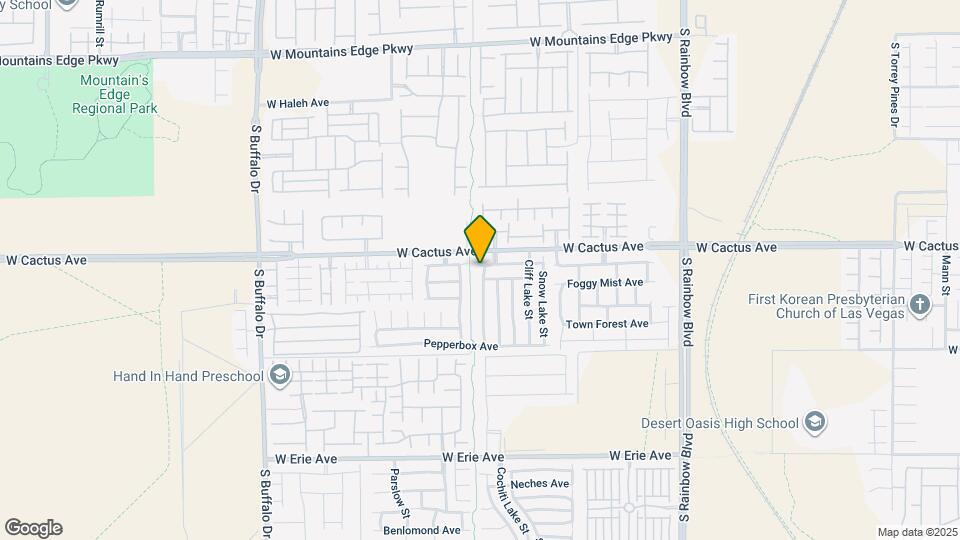 10527 Peach Creek St Map and Location Details