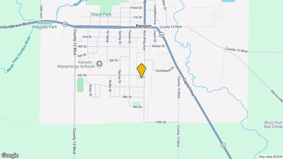 608 Red Wing Ave Mapa y Detalles de la Ubicación