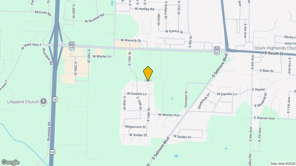 1423 W Rainey St Map and Location Details