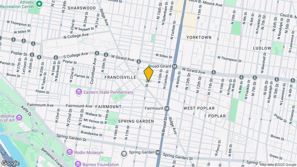 837-847 N 16th St Map and Location Details