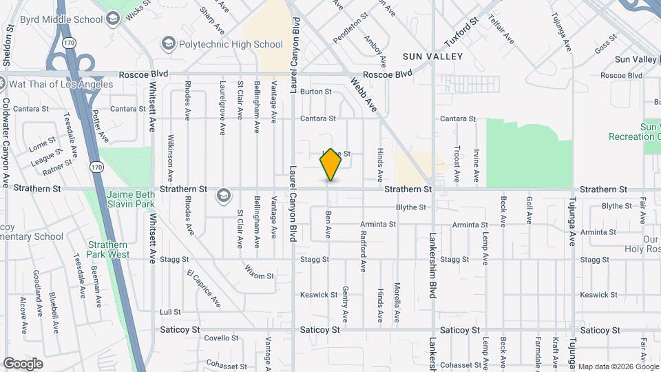 8000 Ben Ave Map and Location Details