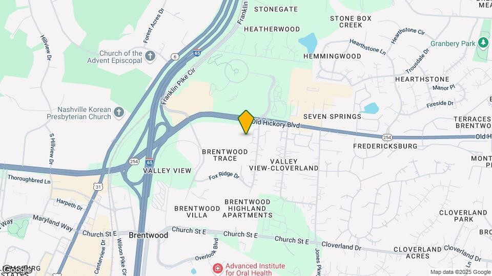5813 Brentwood Trace Map and Location Details