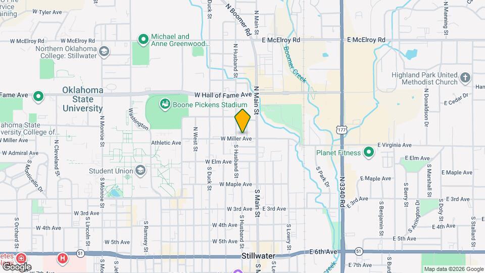 118 W Miller Ave Map and Location Details