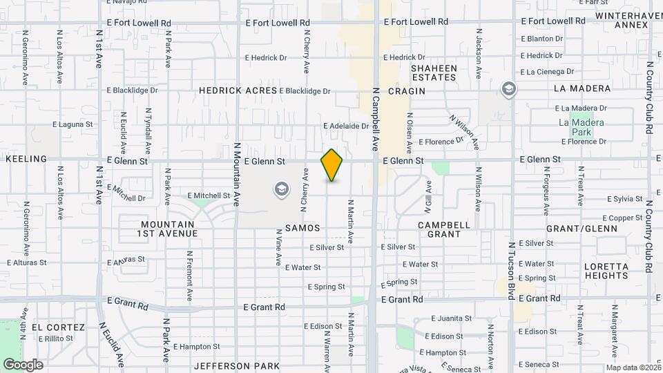 2722 N Warren Ave Map and Location Details