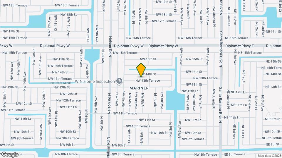 533 NW 13th Terrace Map and Location Details
