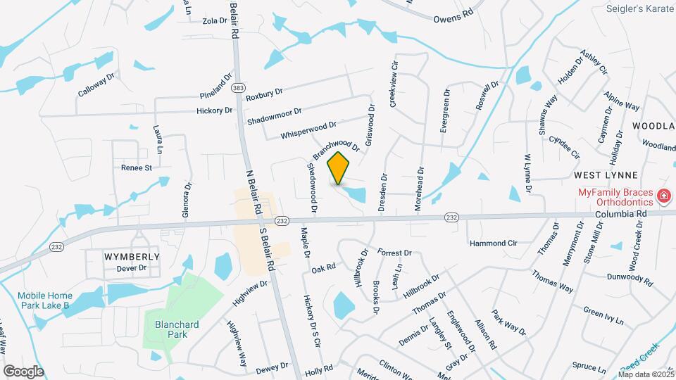 123 Moss Creek Dr Map and Location Details