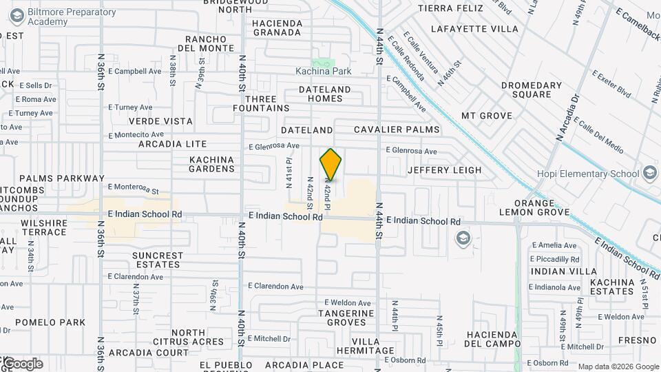 4145 N 42nd Pl Map and Location Details