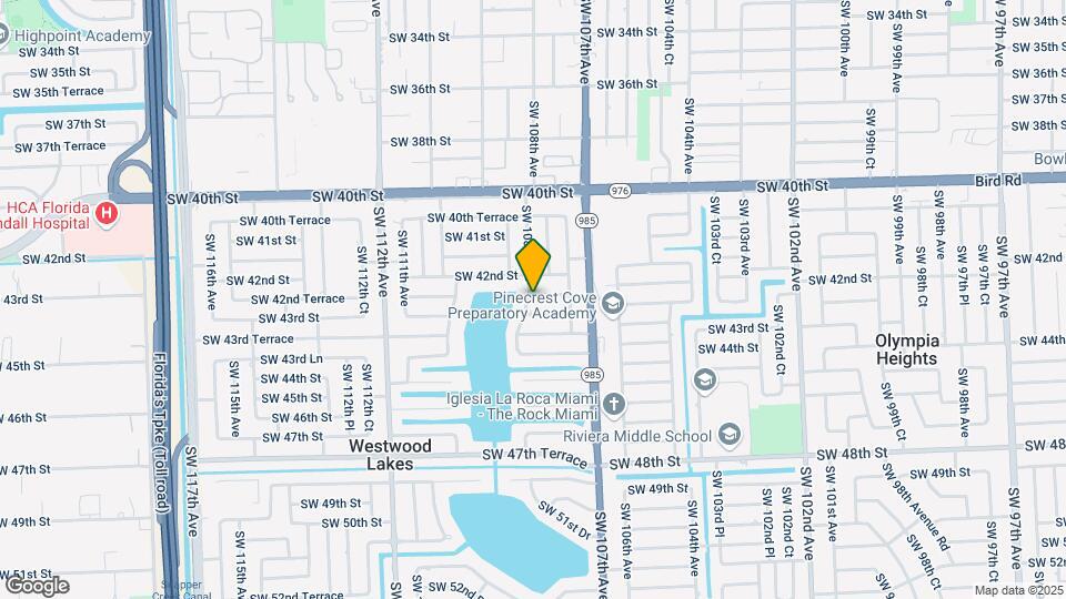 10790 SW 42nd Terrace Mapa y Detalles de la Ubicación