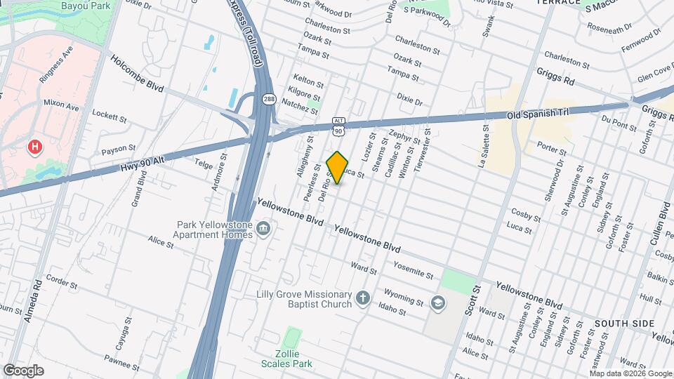 6734 Burkett St. Map and Location Details