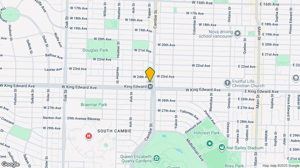 4083 Cambie St Map and Location Details
